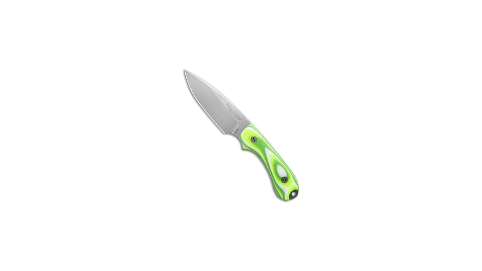 Bradford Bradford Knives Guardian3 Knife 3D Limon G10 3.5" False Edge/SW, Green/White, Bohler N690, adult, BHQ-224948