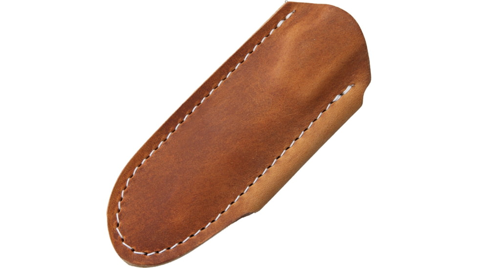 Bradford Knives Guardian 3 Nimbus Fixed Blade Knife, 6.75in Overall, 3.5in Nimbus Finish N690 SS Drop Point, Black Sculpted G10 Handle, Sabre Gound Blade, Brown Leather, Black, 3FE-001N-N690
