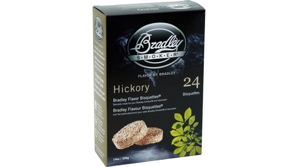 Bradley Smoker Hickory Bisquettes,24pk BTHC24