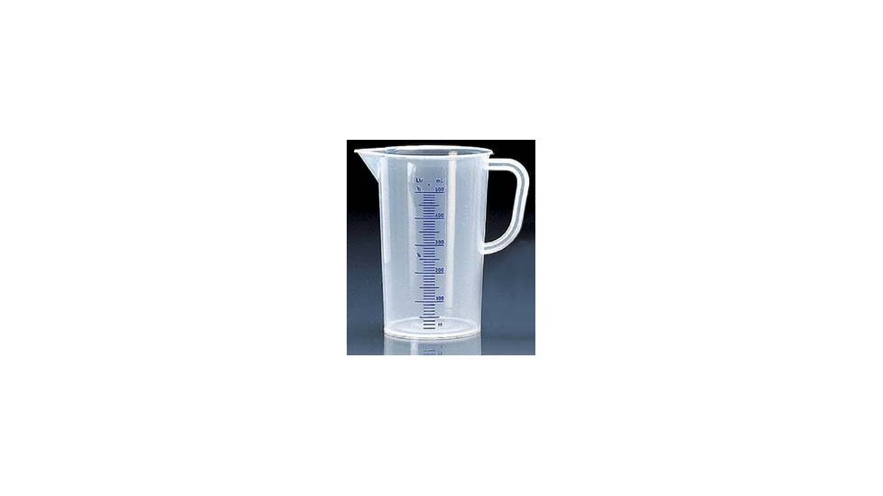 BrandTech Graduated Pitchers, Polypropylene, BrandTech V482941 Nesting Pitchers With Blue Screened Graduations