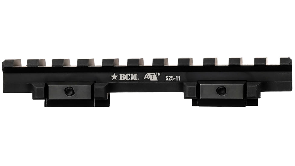 Bravo Company MFG A/T Optic Riser Riflescope Base 525-11, 11 Slots, Black ,Anodized, ORAT52511