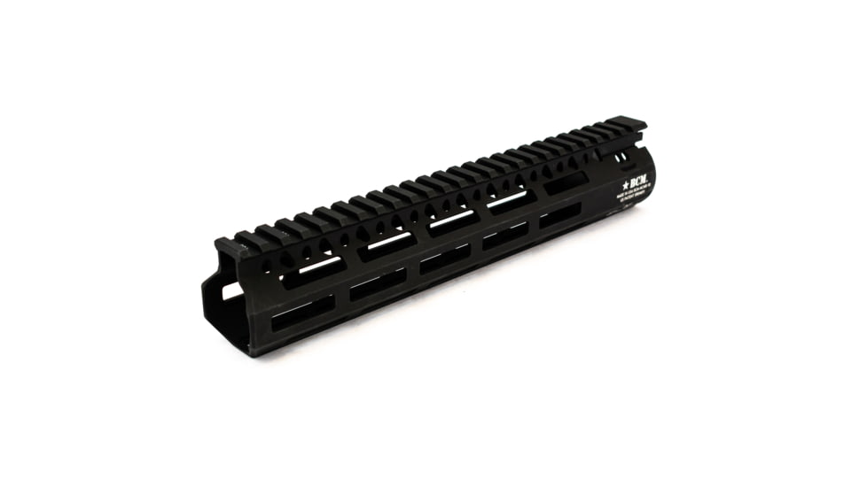 Bravo Company MFG MCMR M-LOK Compatible Modular Rail, 10 inch, Steel Barrel Nut/Hardware/Sling Mount, Black, BCM-MCMR-10-556-BLK