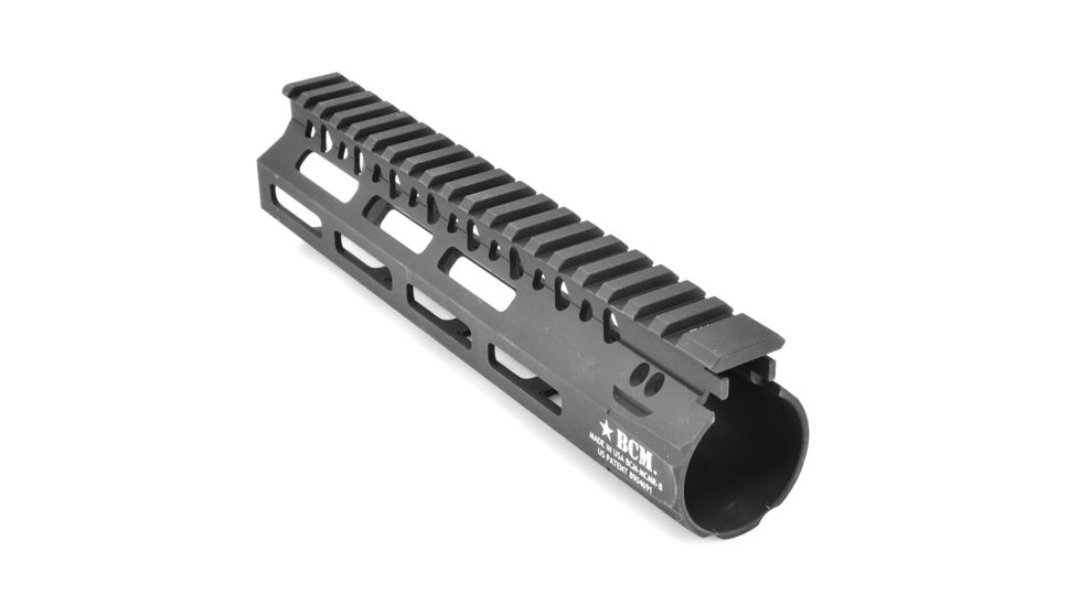 Bravo Company MFG MCMR M-LOK Compatible Modular Rail, 8 inch, Steel Barrel Nut/Hardware/Sling Mount, Black, BCM-MCMR-8-556-BLK