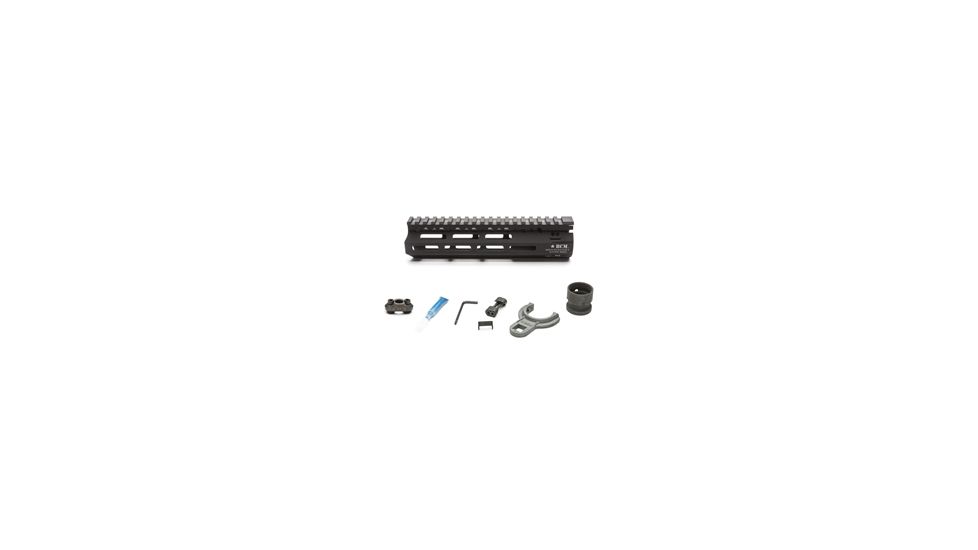 Bravo Company MFG MCMR M-LOK Compatible Modular Rail, 8 inch, Steel Barrel Nut/Hardware/Sling Mount, Black, BCM-MCMR-8-556-BLK