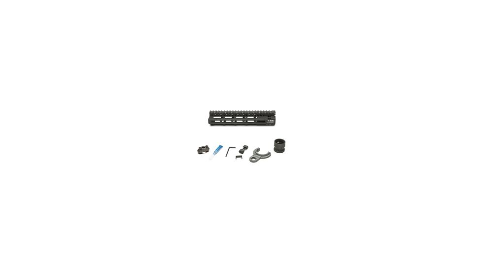 Bravo Company MFG MCMR M-LOK Compatible Modular Rail, 9 inch, Steel Barrel Nut/Hardware/Sling Mount, Black, BCM-MCMR-9-556-BLK