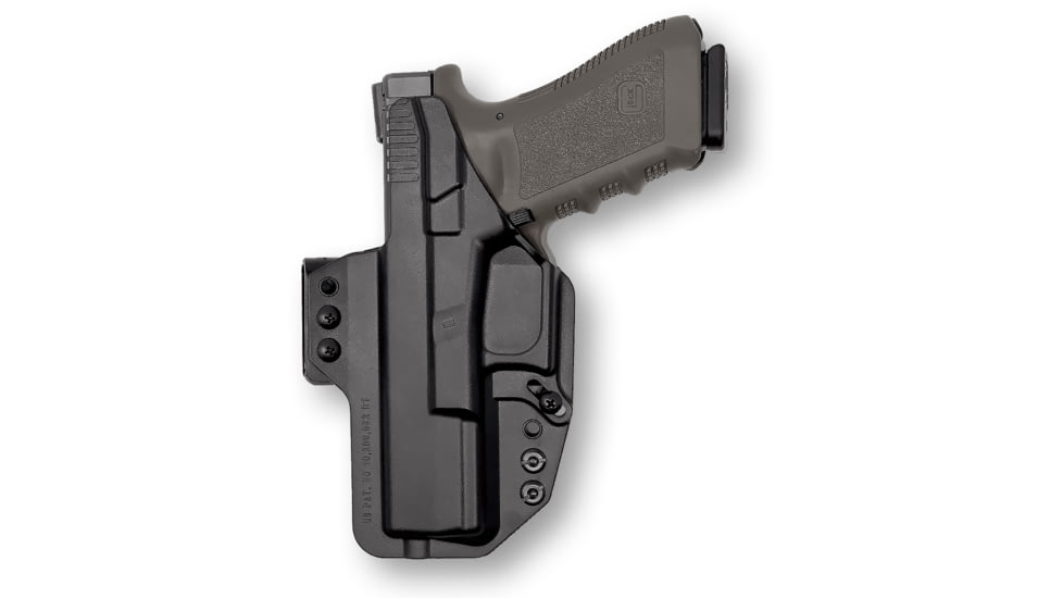 Bravo Concealment IWB Torsion 3.0 Holster, Black, Right Hand, Polymer, Glock 17, 22, 31 Gen 3-5, Small, 858094007050