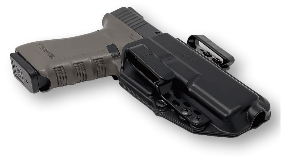 Bravo Concealment IWB Torsion 3.0 Holster, Black, Right Hand, Polymer, Glock 17, 22, 31 Gen 3-5, Small, 858094007050