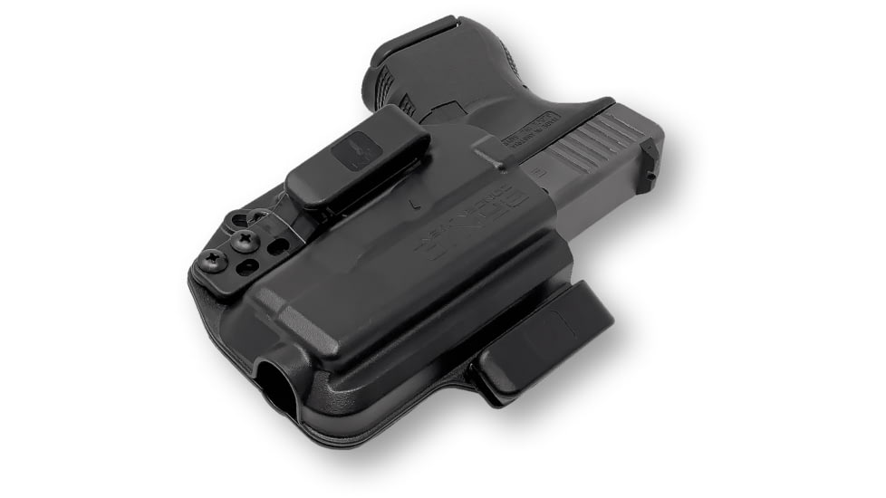 Bravo Concealment IWB Torsion 3.0 Holster, Glock 26, 27, 33, Right Hand, 1.50in Belt Clips, Black, Small, 858094007036