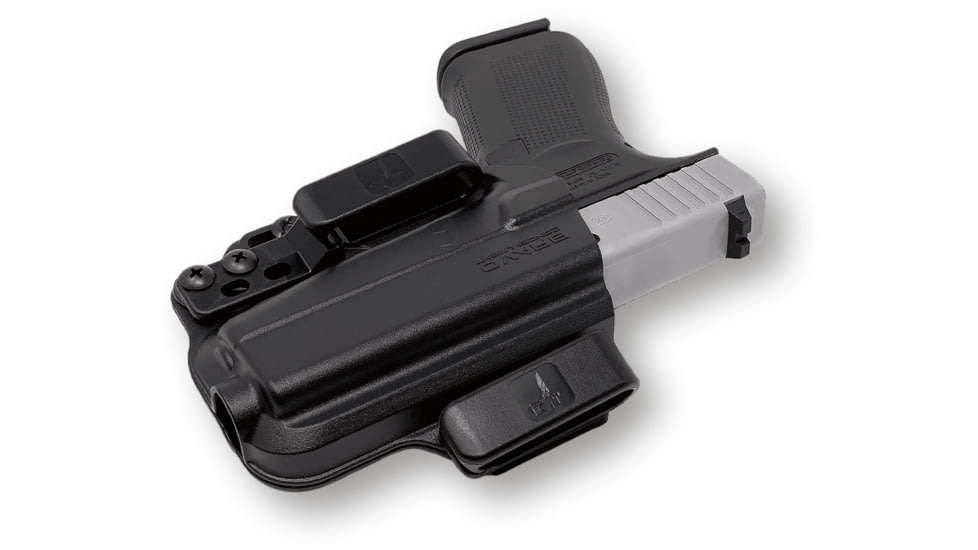Bravo Concealment IWB Torsion 3.0 Holster, Glock 43X, Right Hand, 1.50in Belt Clips, Black, Small, 850007014698