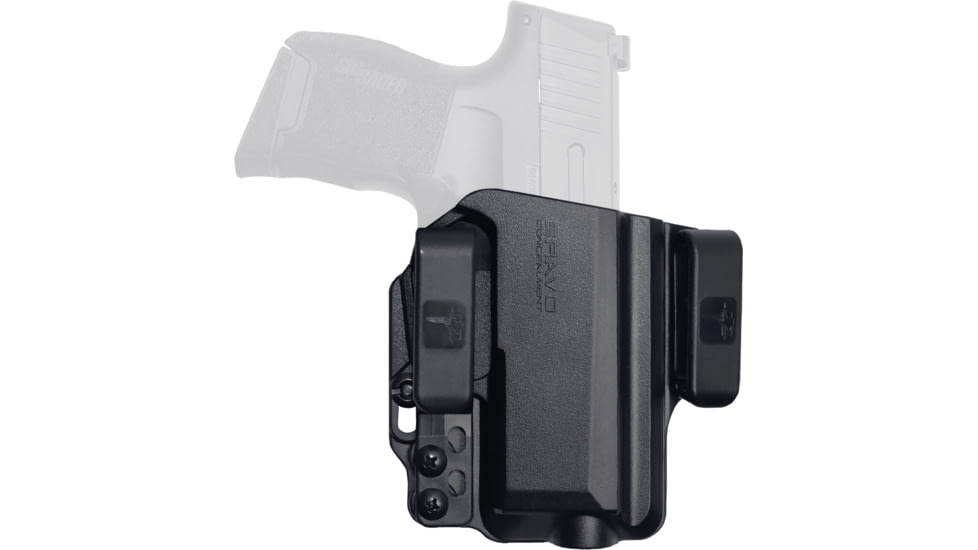 Bravo Concealment IWB Torsion 3.0 Holster, Sig P365, Right Hand, 1.50in Belt Clips, Black, Small, 850007014681