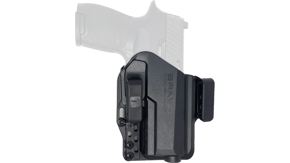 Bravo Concealment IWB Torsion 3.0 Holster, Sig Sauer P320 9,40 Carry,Compact, Right Hand, 1.50in Belt Clips, Black, Small, 858094007500