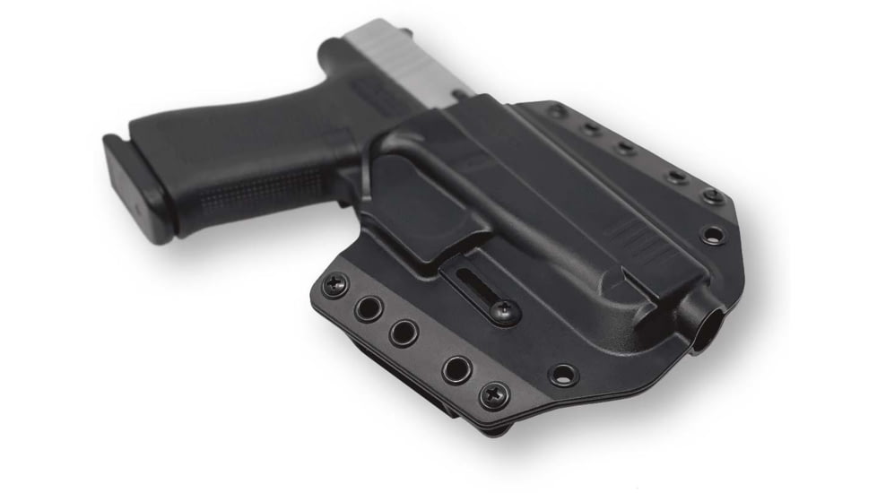 Bravo Concealment OWB BCA 3.0 Holster, Black, Right Hand, Polymer, Glock 48, Small, 854614008484
