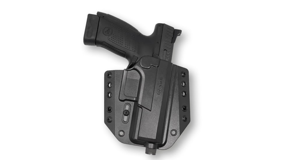 Bravo Concealment OWB BCA Holster 3.0, CZ P10c, Right Hand, 1.5in Belt Loops, Black, Small, BC10-1024