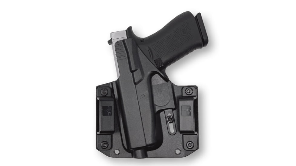 Bravo Concealment OWB BCA Holster 3.0, Glock 43, 43X, Right Hand, 1.5in Belt Loops, Black, Small, BC10-1004