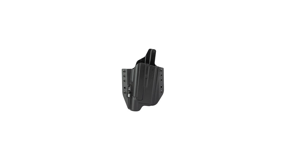 Bravo Concealment OWB BCA Light Bearing Holster W/1.5 in Belt Loops, Glock 19, 19X, 23, 32, 45 W/SureFire X300, Right Hand, Polymer, Black, BC30-1005
