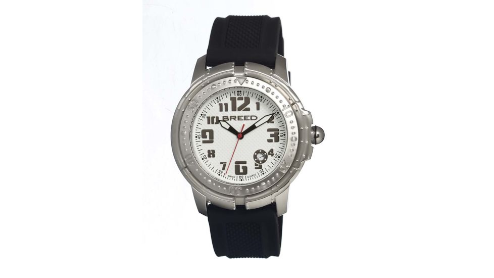 Breed 0901 Mach 1 Mens Watch, White BRD0901