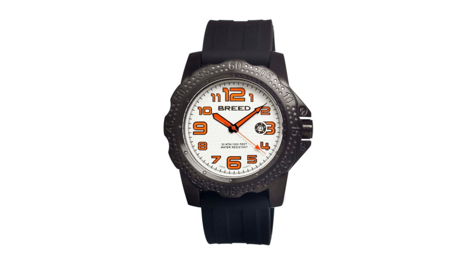 Breed 1903 Deep Mens Watch, White BRD1903