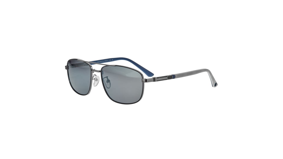 Breed Gotham Polarized Sunglasses - Mens, Gunmetal Frame, Silver Lens, Gunmetal/Silver, One Size, BSG067C4