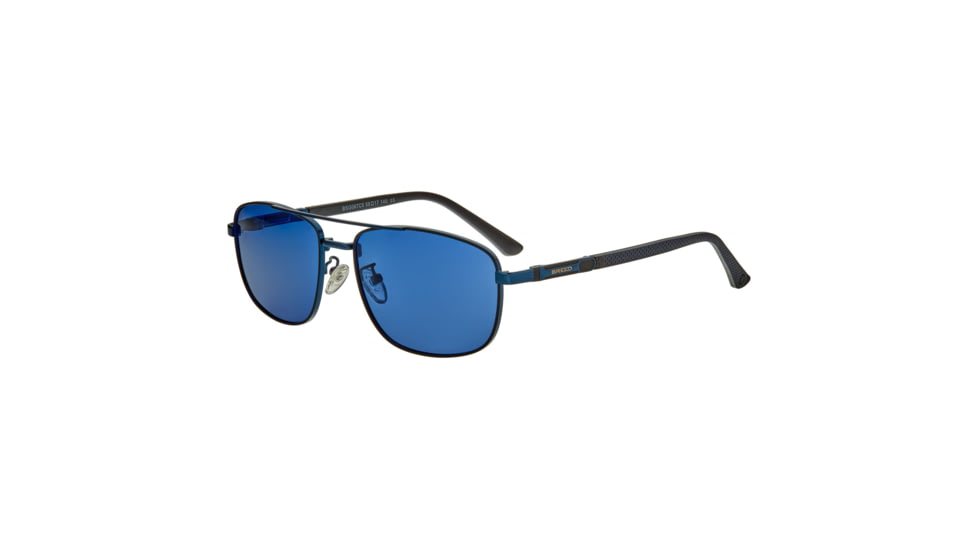 Breed Gotham Polarized Sunglasses - Mens, Navy Frame, Blue Lens, Navy/Blue, One Size, BSG067C5