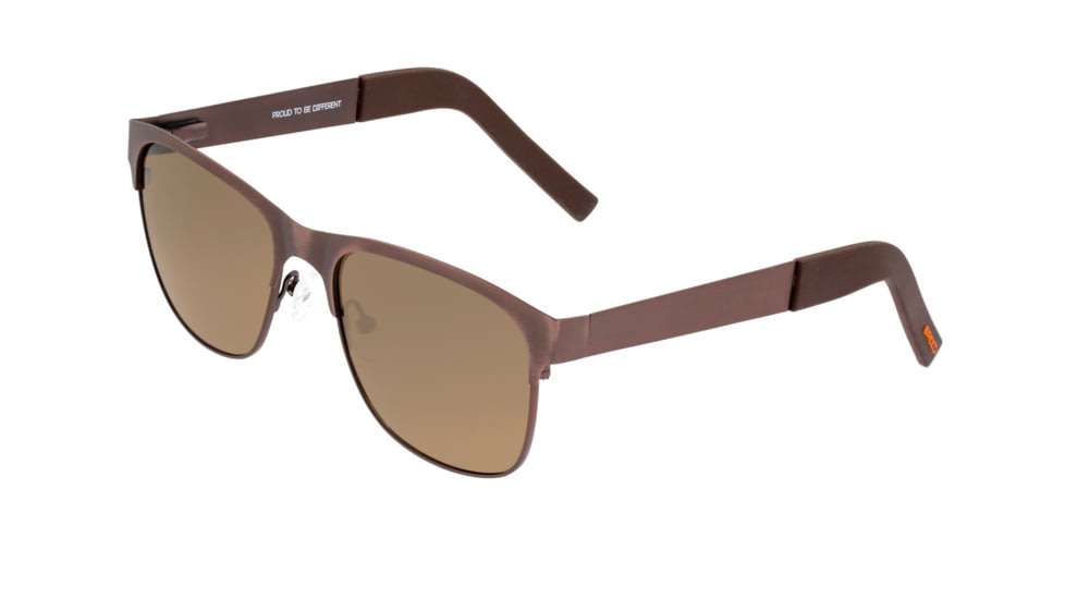 Breed Hypnos Sunglasses, Brown Titanium Frame, Brown Polarized Lens, Brown/Brown, One Size, BSG057RB