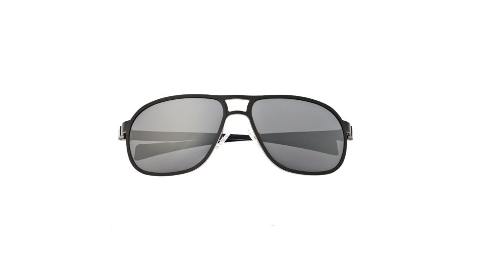 Sunglasses Concorde 001GM, Gunmetal Titanium Frame, Slver Lens