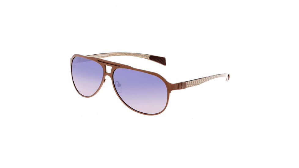 Breed Titanium and Carbon Fiber Polarized Sunglasses, Brown/Purple, BSG006CP, Brown/Purple, One Size, BSG006CP