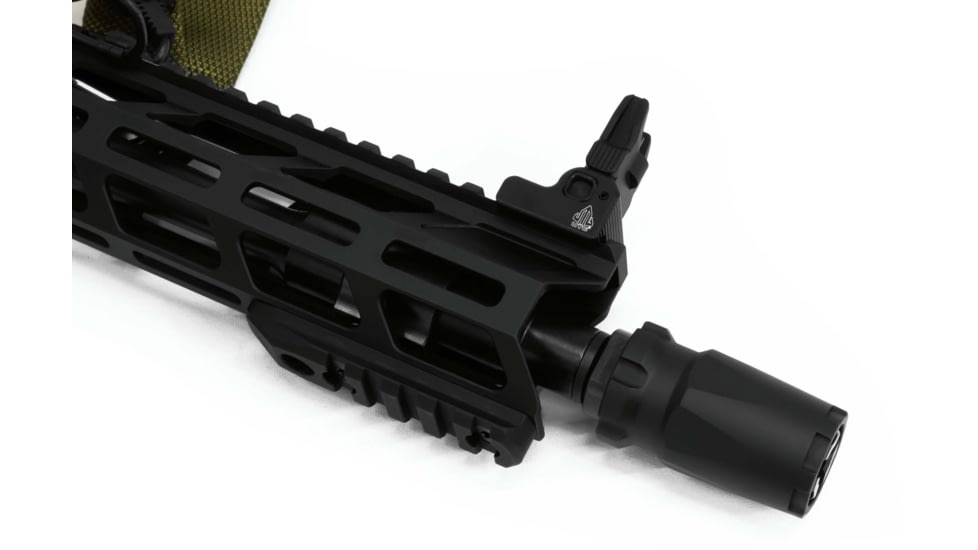 Breek Arms 5 Slot M-LOK Aluminum Rail Section Quick Ramp w/ QD Sling Mount, Black, BRK734