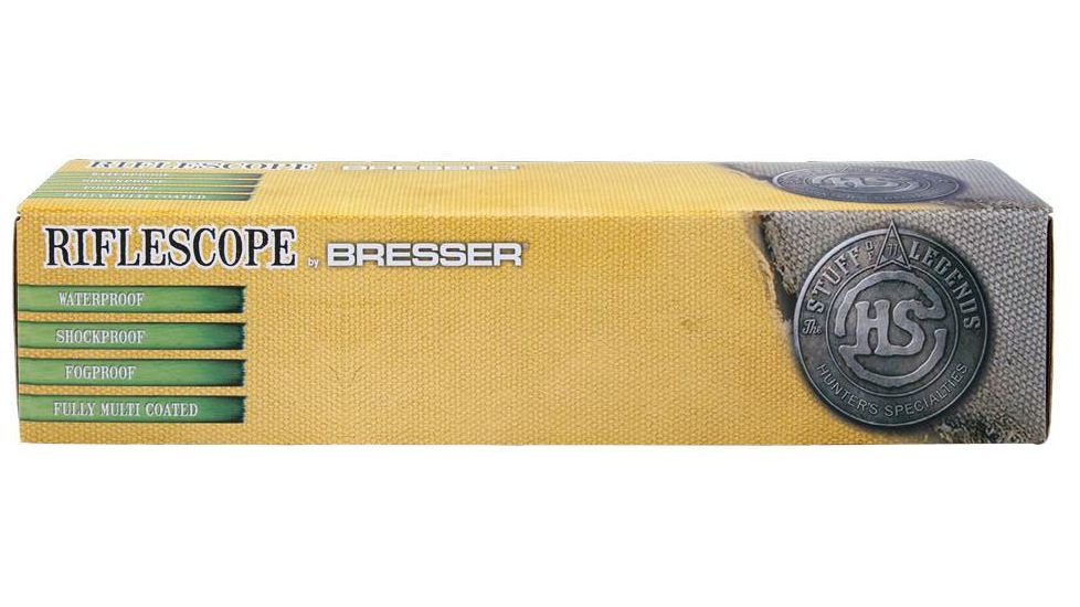 Bresser Hunter Specialty, 4-16x42 Rifle Scope, Non-Illuminated Reticle, Black, HS-41642
