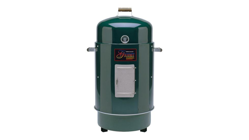 Brinkmann Outdoors Gourmet Charcoal Smoker &amp; Grill, Green 852-7080-E