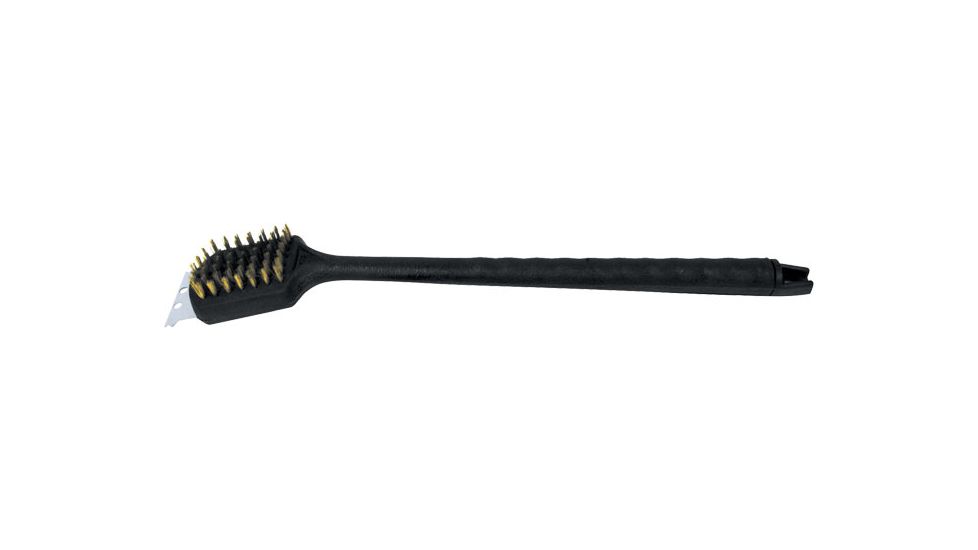 Brinkmann Outdoors Grill Brush With Scraper - 18in, Black 812-9059-S