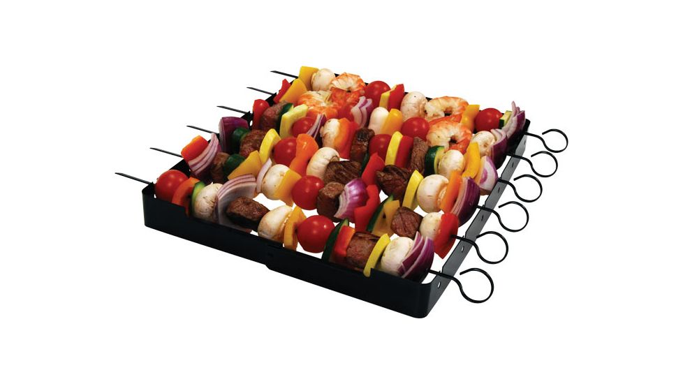 Brinkmann Outdoors Shish Kabob Set-Non-Stick, Black 812-9021-S