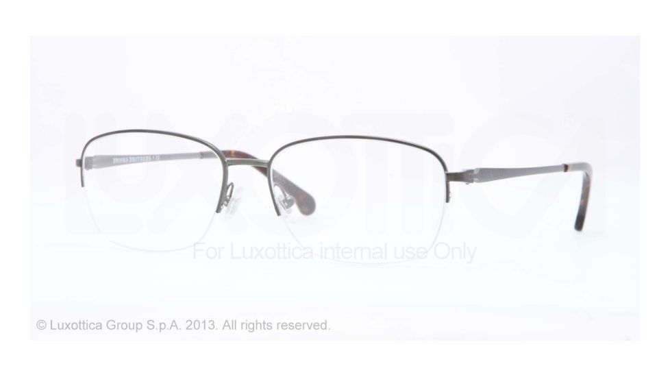 Brooks Brothers BB1022 Bifocal Prescription Eyeglasses 1631-54 - Brushed Olive Frame
