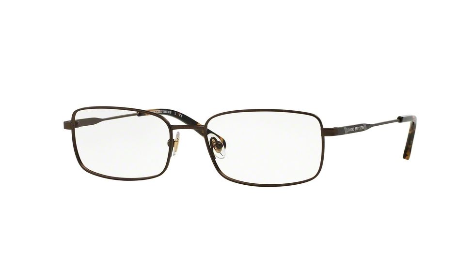 Brooks Brothers BB1037T Single Vision Prescription Eyeglasses 1538T-53 - Brown Frame