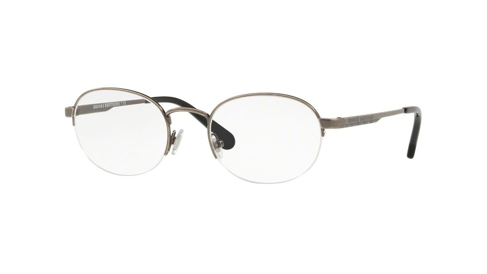 Brooks Brothers BB1056 Bifocal Prescription Eyeglasses, 51mm, Antique Silver, BB1056-1561-51-BI