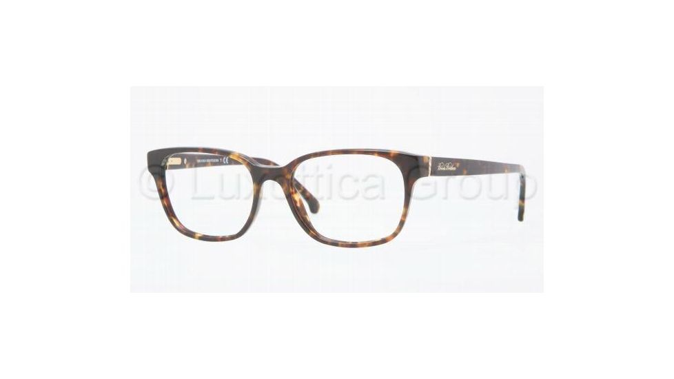 Brooks Brothers BB2001 Single Vision Prescription Eyeglasses 6001-4916 - Dark Tortoise 
