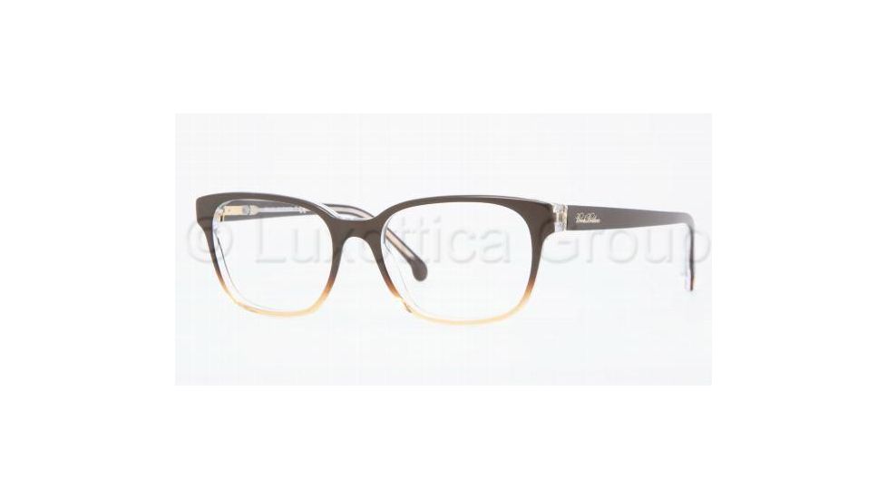 Brooks Brothers BB2001 Single Vision Prescription Eyeglasses 6041-4916 - Brown Fade 