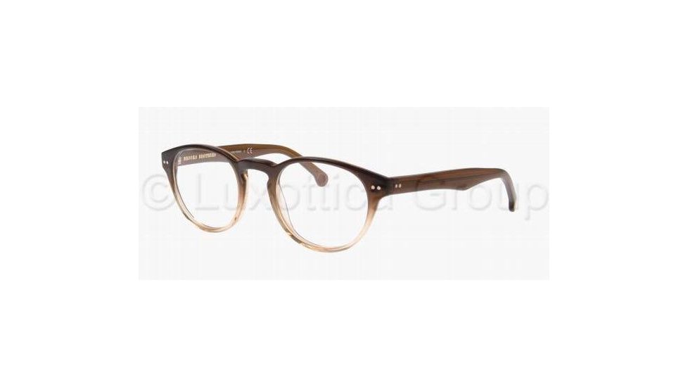 Brooks Brothers BB2004 Progressive Prescription Eyeglasses 6042-4620 - Brown Fade 