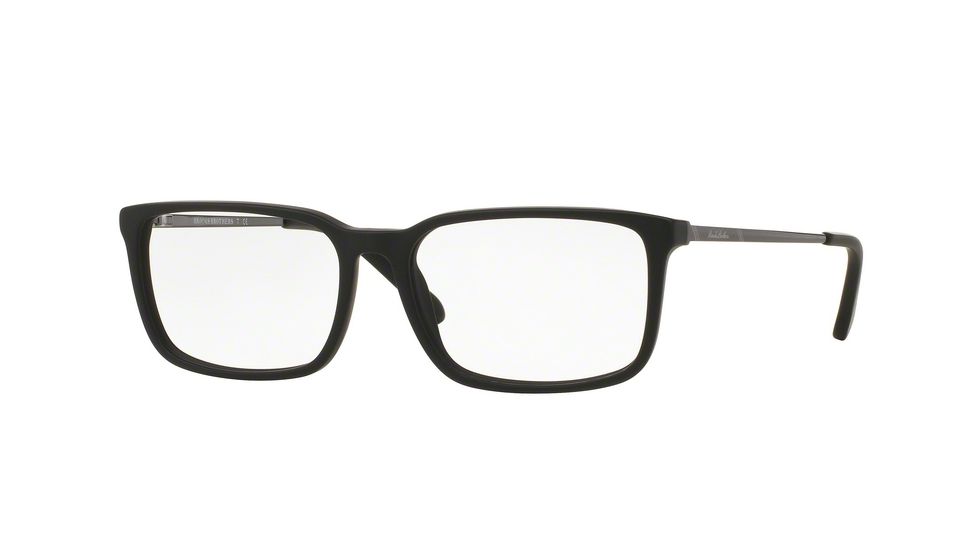 Brooks Brothers BB2030 Bifocal Prescription Eyeglasses 6105-53 - Matte Black/Gunmetal Frame