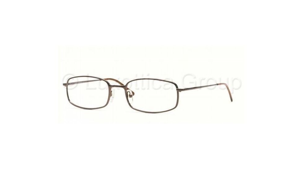 Brooks Brothers BB360 Progressive Prescription Eyeglasses 1219-5219 - Dark Brown 