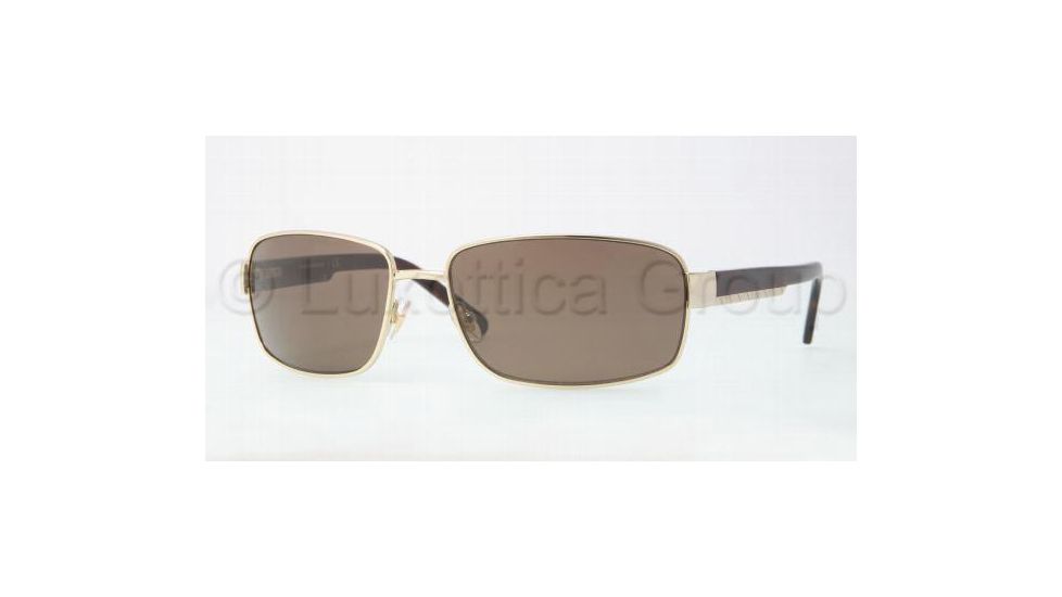 Brooks Brothers BB4004S Sunglasses 152873-6317 - Gold Brown Frame, Brown Lenses