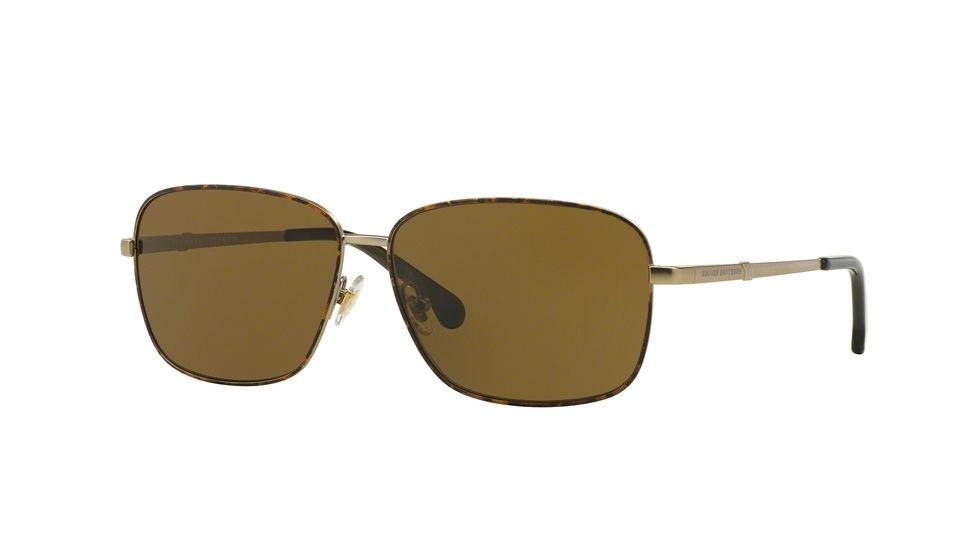 Brooks Brothers BB4032S Sunglasses 165973-58 - Matte/blonde Tort Frame, Smoke Solid Lenses