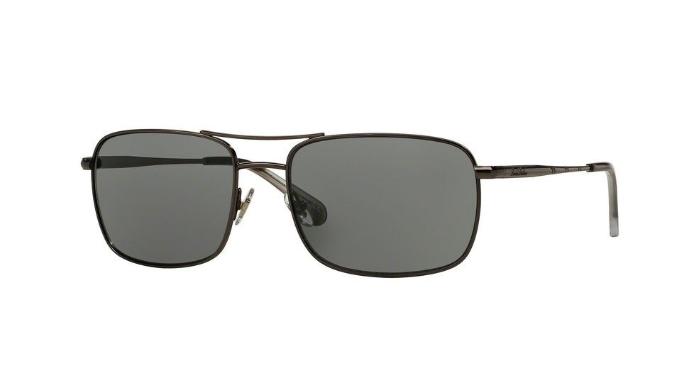 Brooks Brothers BB4035S Sunglasses 115087-59 - Gunmetal Frame, Grey Solid Lenses