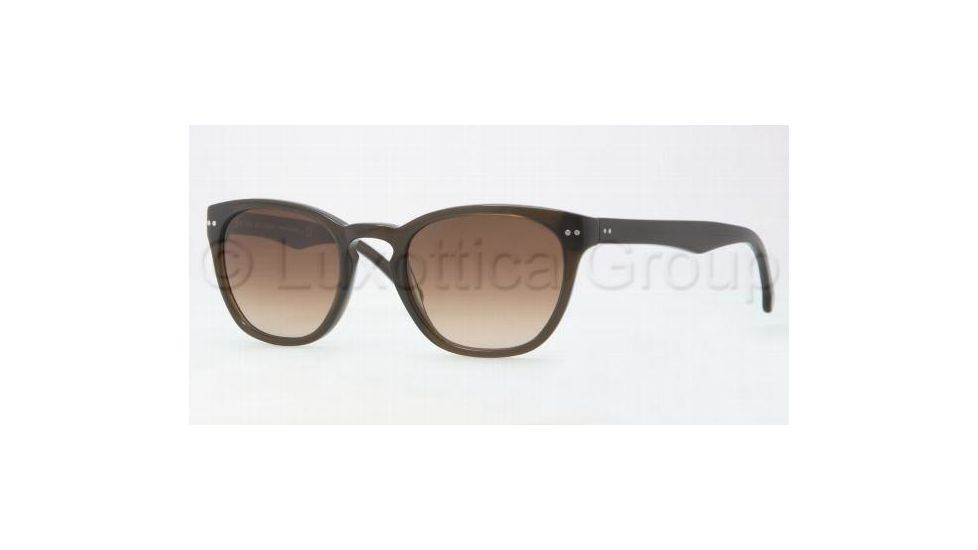 Brooks Brothers BB5003S Sunglasses 605113-4920 - Olive Smoky Brown Gra