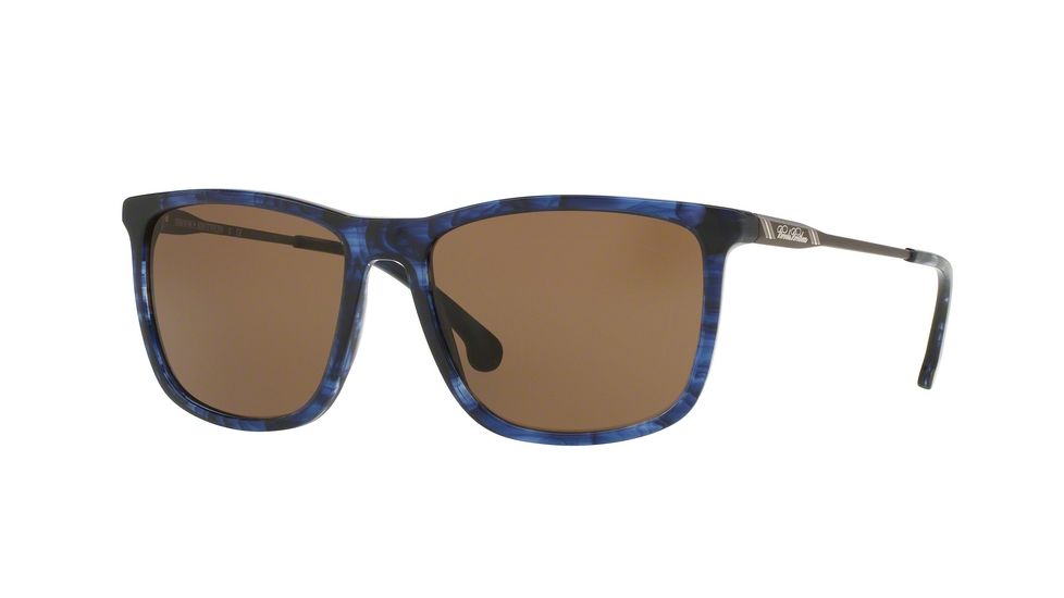 Brooks Brothers BB5033S Bifocal Prescription Sunglasses BB5033S-611373-57 - Lens Diameter 57 mm, Frame Color Navy Horn/brown