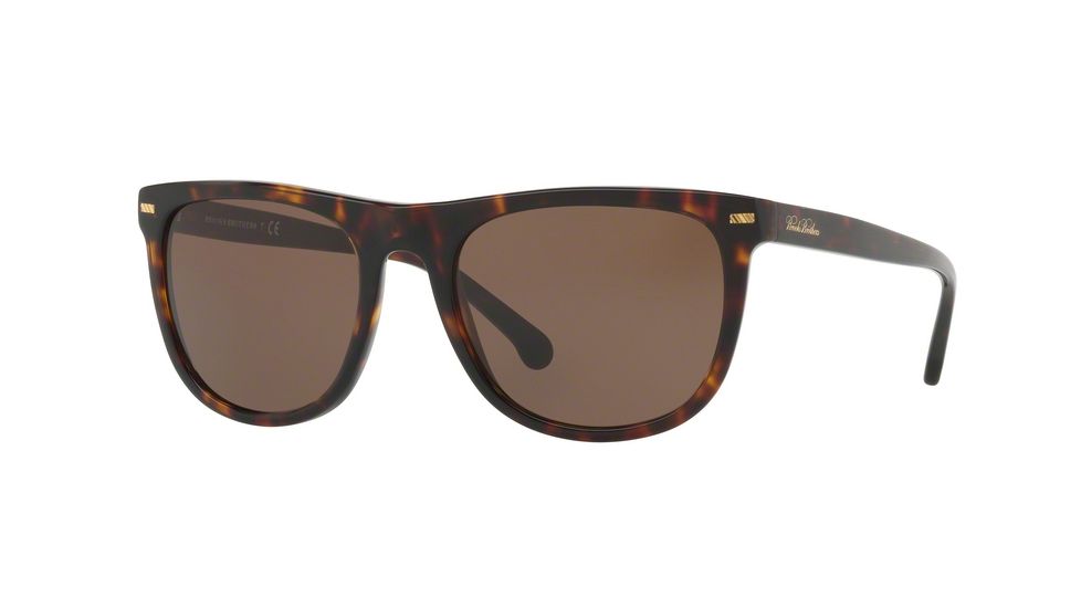 Brooks Brothers BB5037S Sunglasses 600173-55 - Dk Tortoise Frame, Brown Solid Lenses