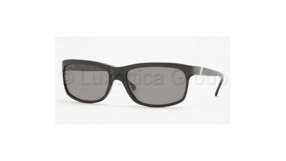 Brooks Brothers BB719S Progressive Sunglasses - Black Polar Gray Frame w/ 57 mm Diameter Lenses, 500381-5717