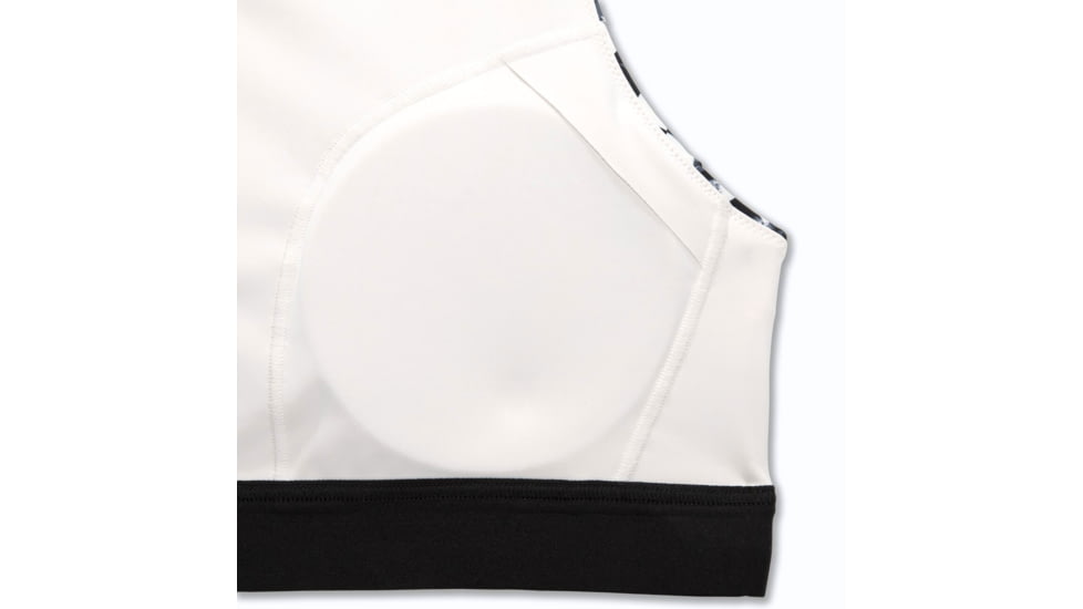 Brooks Drive 3 Pocket Run Bra - Womens, Speed Check B/W, 34CD, 350080004.034CD