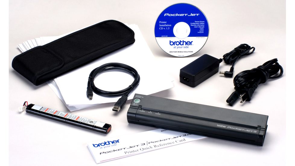 Brother Mobile Solutions Pocketjet 3 200DPI Printer Kit Integrated Bluetooth/USB PJ522-BTK
