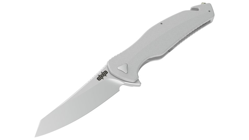 Brous Blades MacDaddy Folding Knife, 3.7in, D2 Blackout Blade, Stainless Steel Blackout Handle, MAC-BO