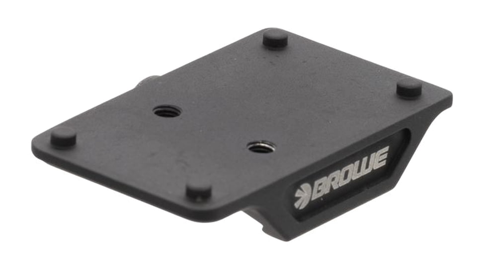 BROWE Ultra Low Picatinny Mount for Mini Red Dot Sights w/RMR Footprint, Black, One Size, MRD-LP-RMR